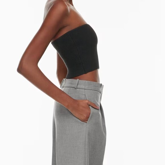 Aritzia Babaton Sculpt Knit Tube Top in Black. Save $27! - Picture 3 of 10